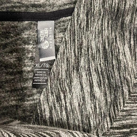 Mountain Hardwear Women's Gray Fleece Pullover Mockneck‎ Sweater. Size XL - Picture 5 of 6